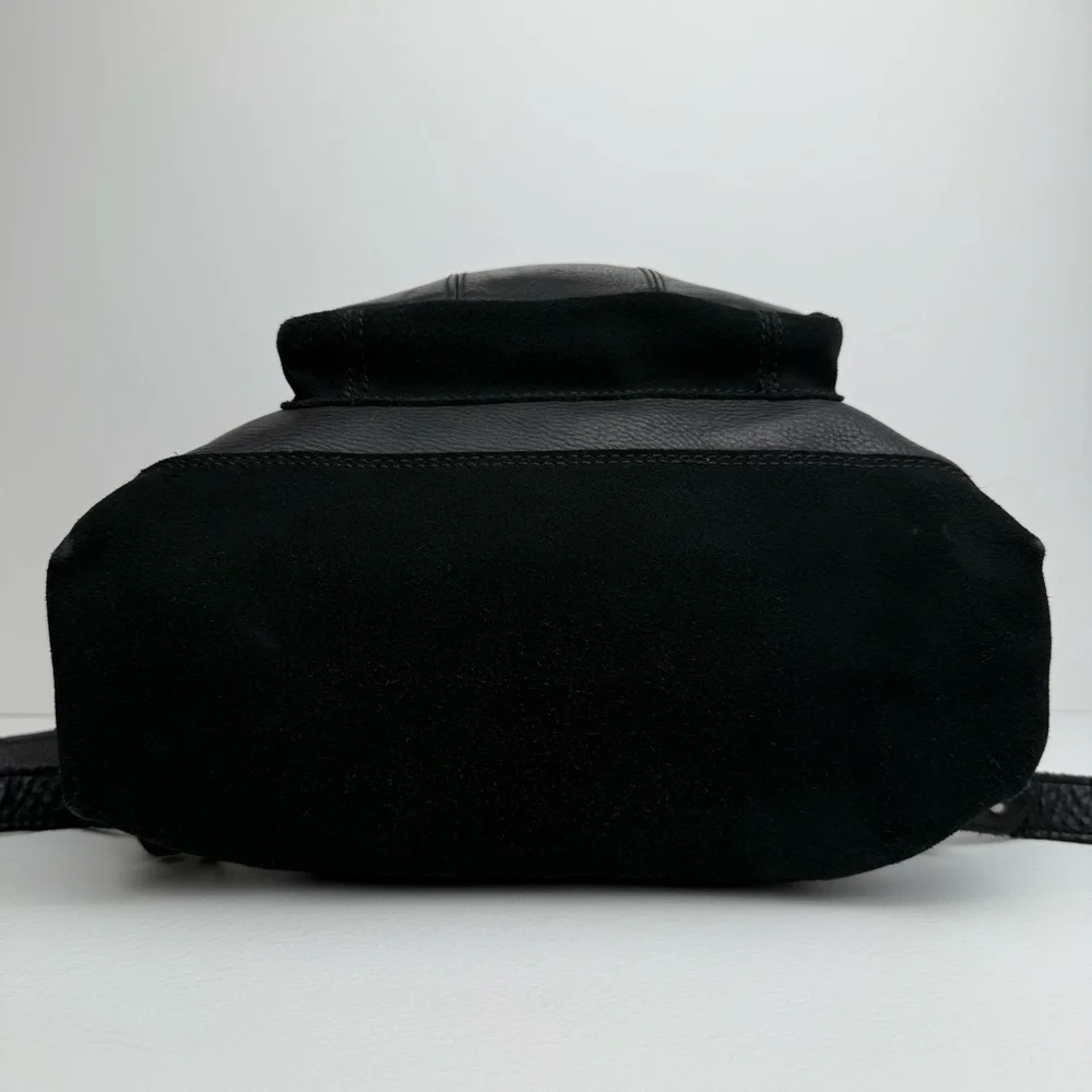 Dr. Martens Harness Backpack Black Leather Slouch Bag